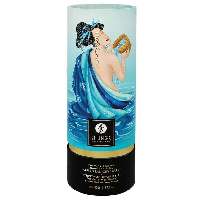 Shunga Oriental Crystals Bath Salts-Ocean Temptations 17.6oz, image 1