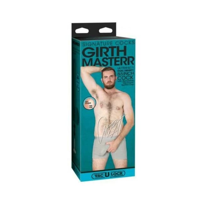 Signature Cocks Girthmasterr 8.5 In. Ultraskyn Vac-U-Lock Dildo, image 1