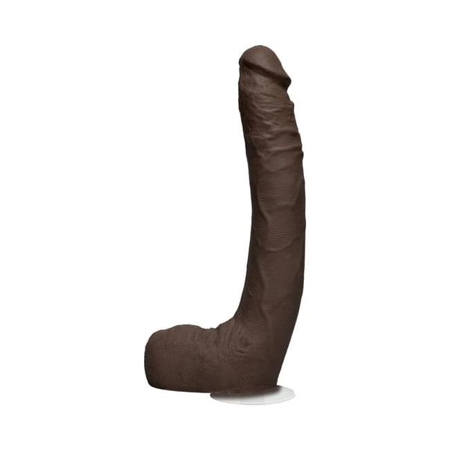Signature Cocks Jax Slayher 10 Inch Ultraskyn Cock with Removable Vac-U-Lock Suction Cup Chocolate, image 1
