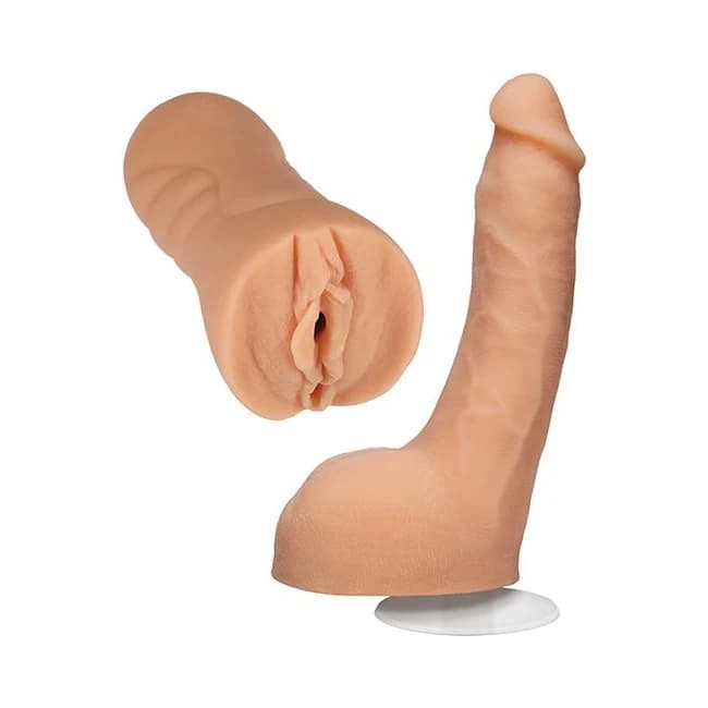 Signature Set Leolulu Leo Pocket Pussy & Lulu 8in Cock W/ Suction Cup, image 1