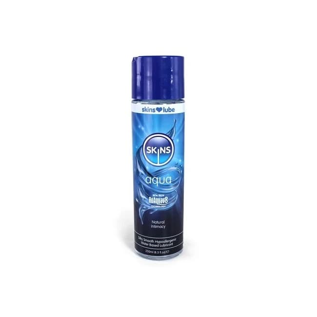 Skins Aqua Water Based Lubricant 8 Fl Oz - Image 1