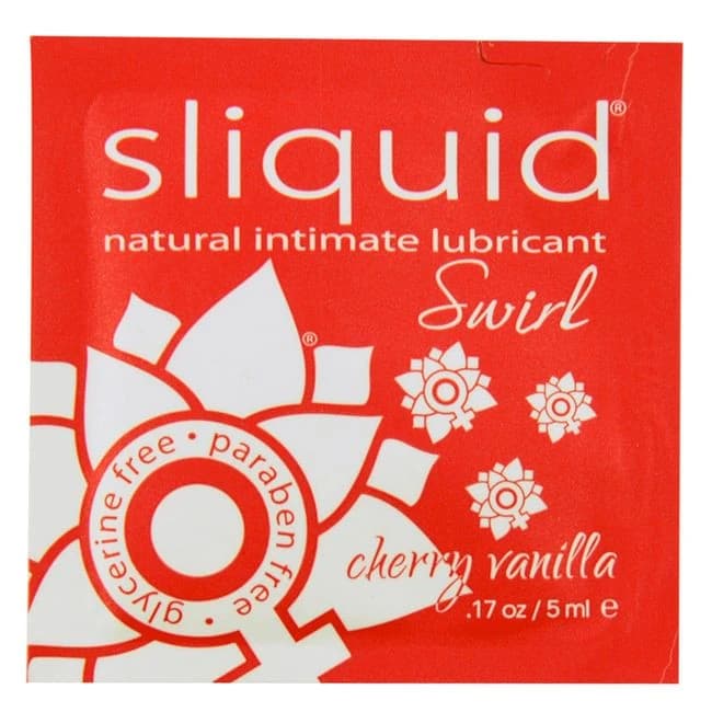 Sliquid Swirl Foil Packet-Cherry Vanilla .17oz, image 1