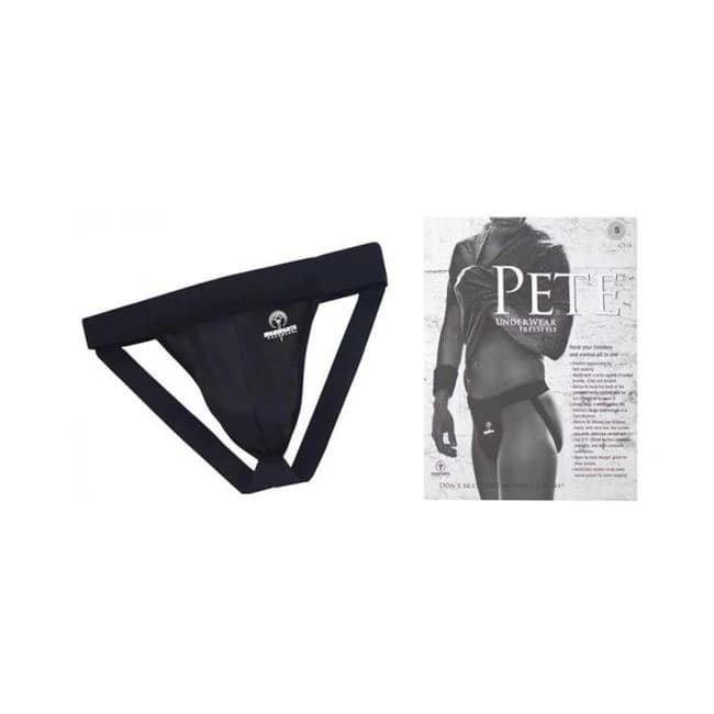 Spareparts Pete Freestyle Nylon Packing Jock Black Size, image 1