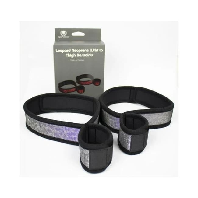 Spartacus Wrist to Thigh Cuffs Neoprene, image 1