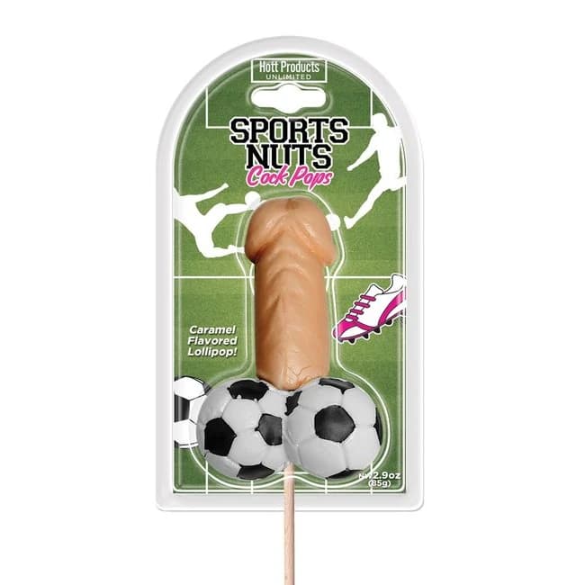 Sports Nuts Cock Pops Soccer Balls Caramel Lovers - Image 1