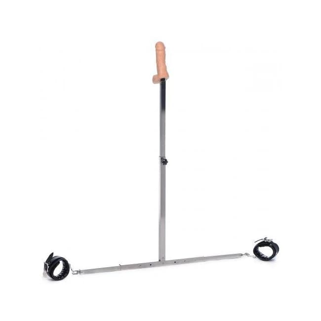 Squat Anal Impaler with Spreader Bar and Cuffs, image 1