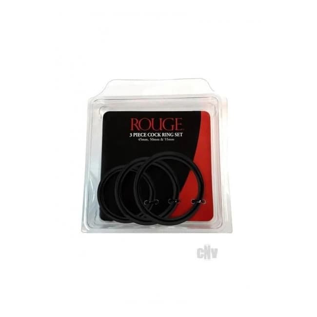 Stainless Steel Cockring Set 3pc - Image 1