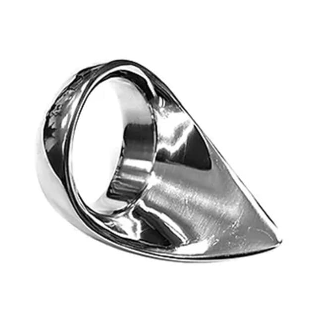 Stainless Steel Stainless Steel Tear Drop Cock Ring (45mm) in Clamshell, image 1