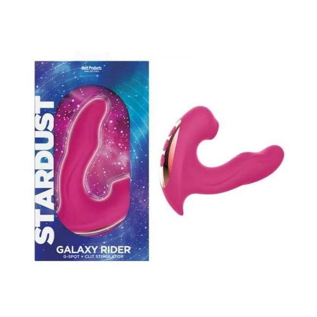 Stardust Galaxy Rider Suction Dual Stimulator Pink - Image 1 Stardust Galaxy Rider Suction Dual Stimulator Pink - Image 1