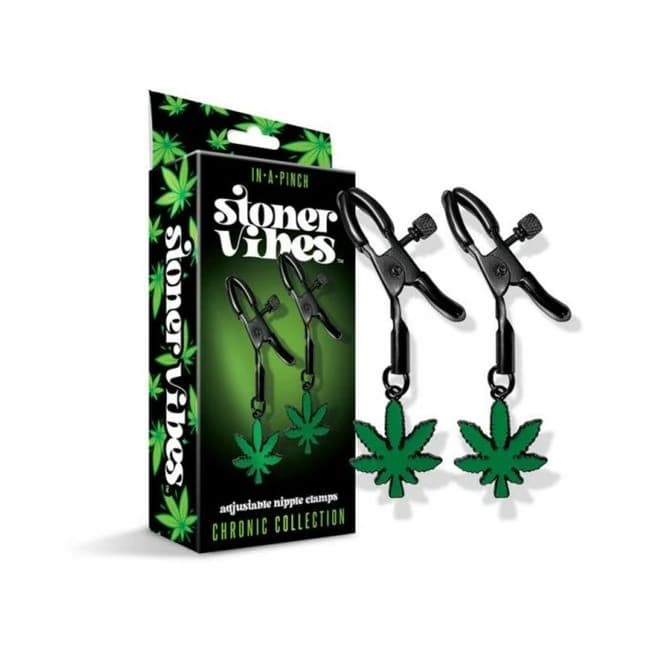 Stoner Vibes Chronic Collection Adjustable Nipple Clamps, image 1