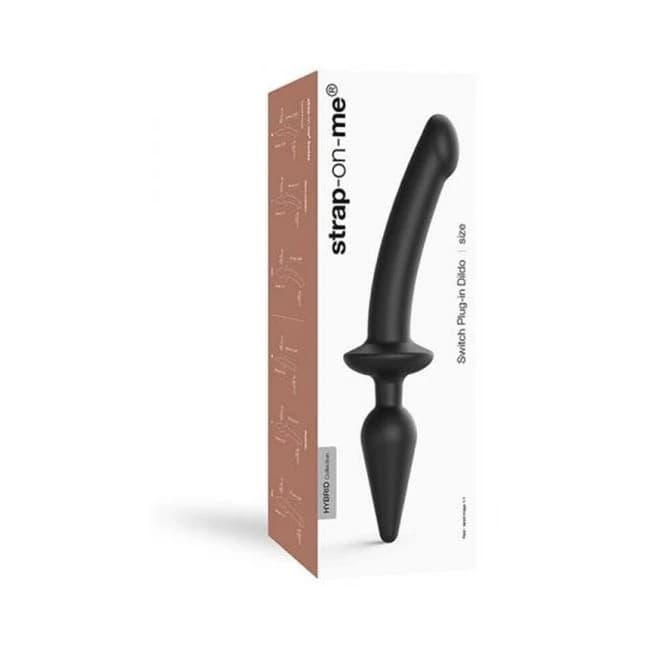 Strap-on-Me Hybrid Collection Switch Plug-in Realistic Dildo Dual-Ended, image 1