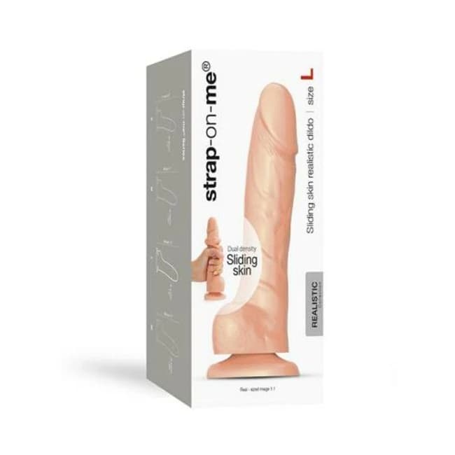 Strap-on-Me L Sliding Skin Realistic Dildo Vanilla, image 1