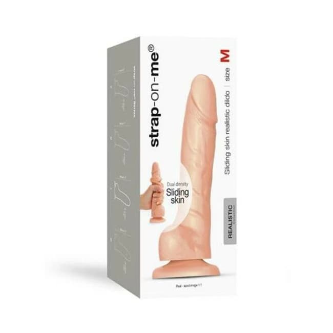 Strap-on-Me M Sliding Skin Realistic Dildo Vanilla, image 1