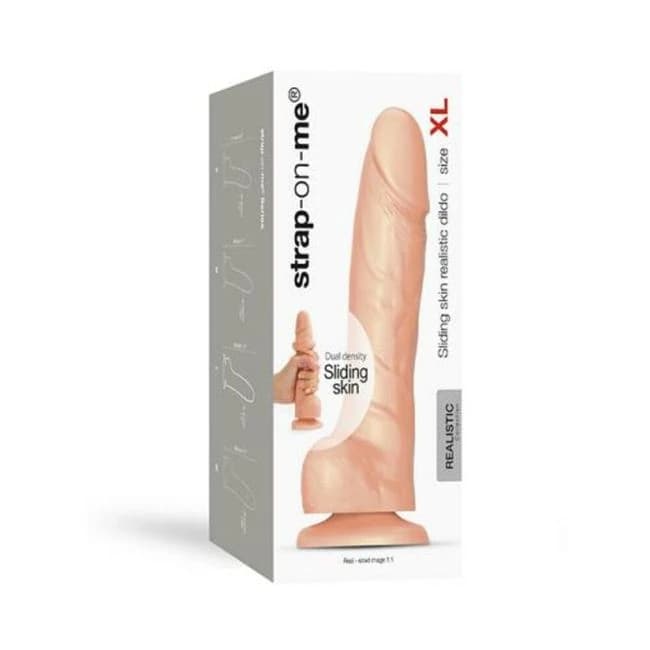 Strap-on-Me Sliding Skin Realistic Dildo, image 1