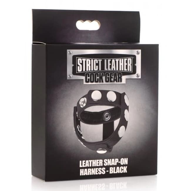 Strict Leather Cock Gear Snap on Harness Black, image 1