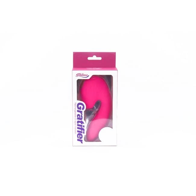 Sublime Gratifier G-Spot Vibe with Air Suction Pink, image 1