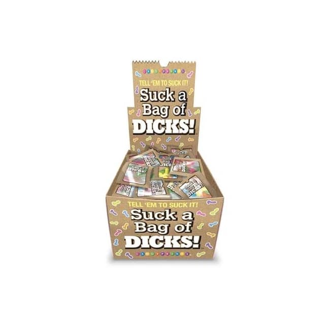 Suck a Bag of Dicks Display of 100 .15 Oz Bags - Image 1