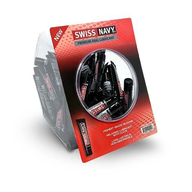 Swiss Navy Anal Lubricant 10ml 100 ct Fishbowl, image 1