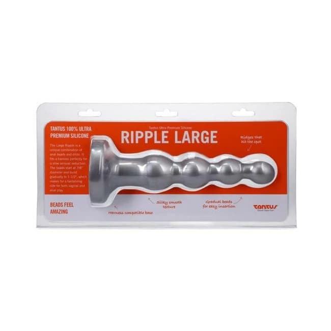 Tantus Ripple Large. Anal Beads Dildo Medium-Firm Malachite, image 1