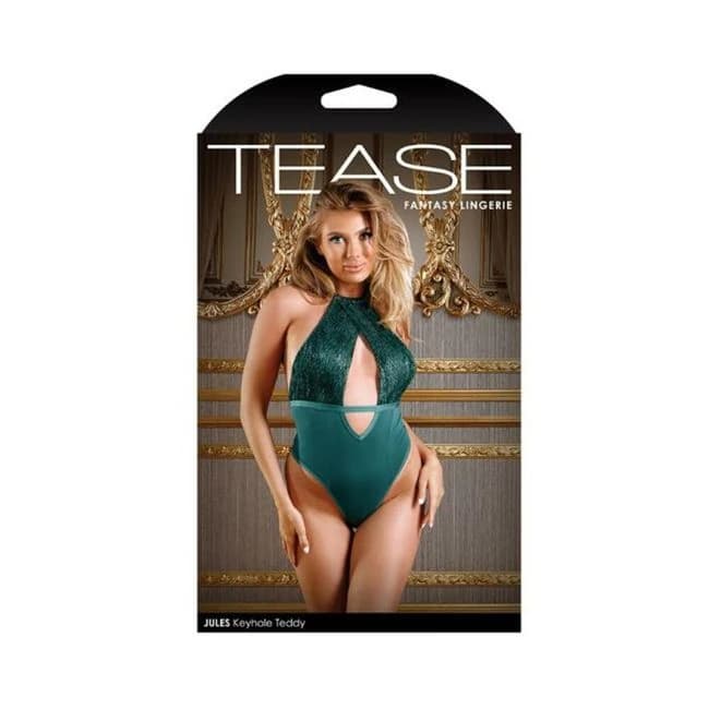 Tease Jules Keyhole Teddy with Snap Closure Dark, image 1