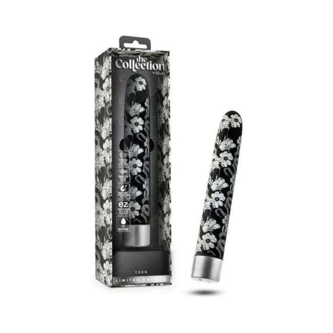 The Collection Eden Limited Edition Rechargeable 7 In. Vibrator Black, image 1