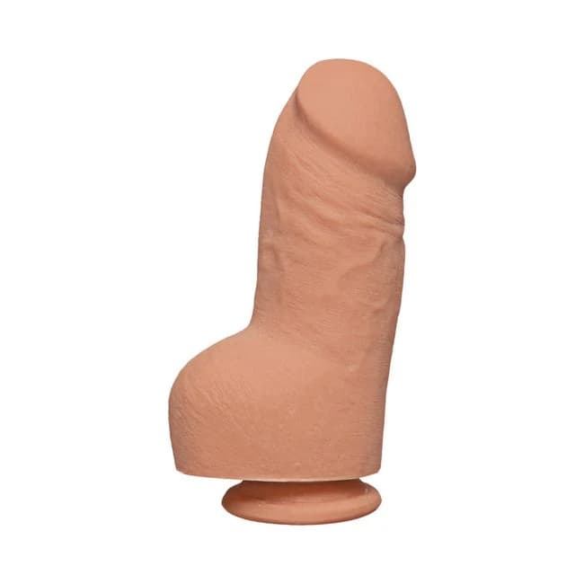 The D Fat D 8 Inches with Balls Ultraskyn Dildo, image 1