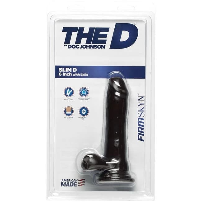 The D Perfect D Firmskyn 6.5 Cock - Brown/chocolate, image 1