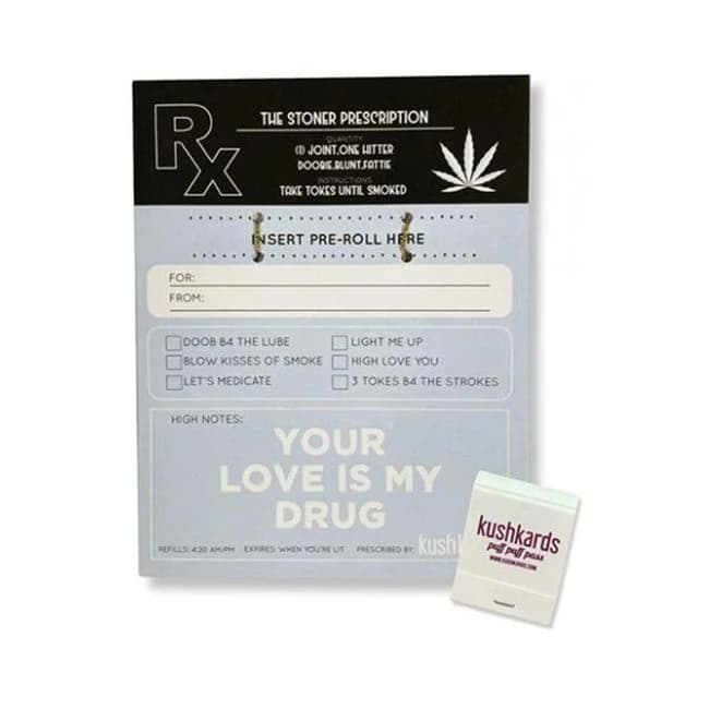 The Stoner Prescription Greeting Card w/ Matchbook, image 1