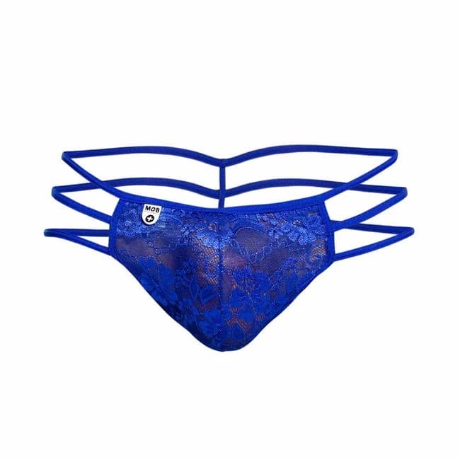 Triple Lace String Thong Royal, image 1