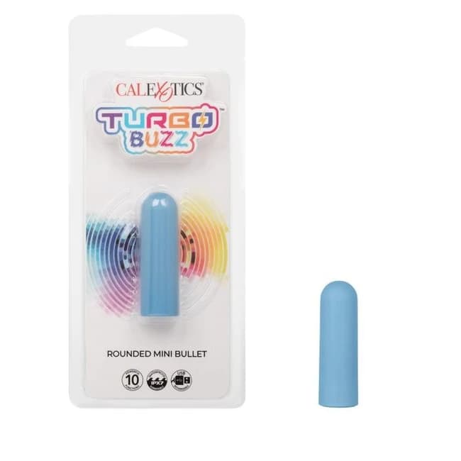 Turbo Buzz Round Mini Bull - Blue - Image 1
