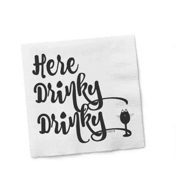 Twisted Wares Here Drinky Drinky Napkins 20-Pack, image 1