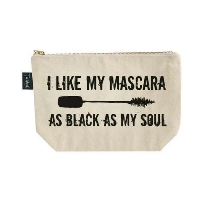 Twisted Wares I Like My Mascara as Black as My Soul Bitch Bag, image 1