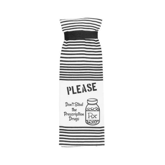 Twisted Wares Please Don't Steal the Prescription Drugs Terry Towel, image 1