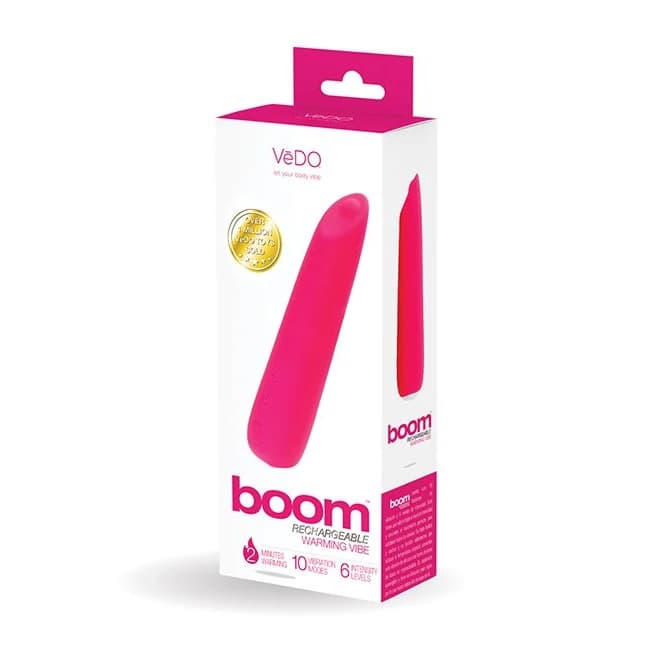 VEDO BOOM RECHARGEABLE WARMING VIBE FOXY PINK - Image 1
