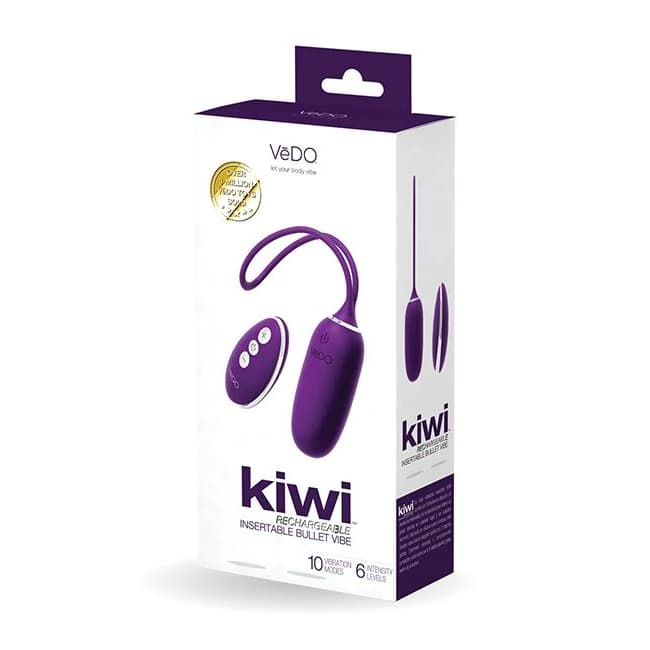 Vedo Kiwi Rechargeable Bullet Insertable Deep Purple, image 1