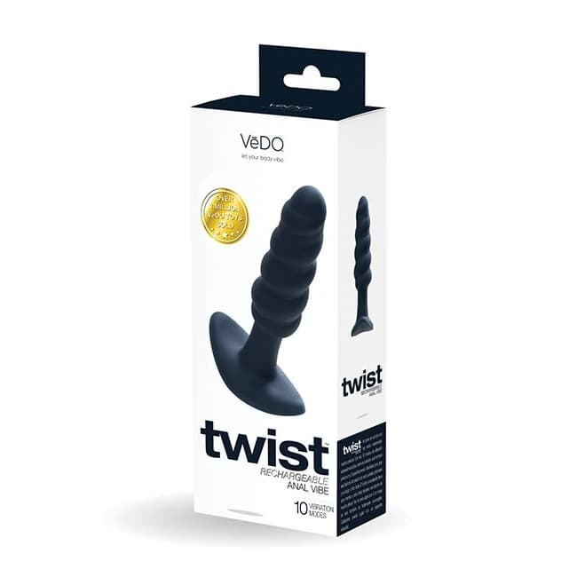 Vedo Twist Rechargeable Anal Plug, image 1