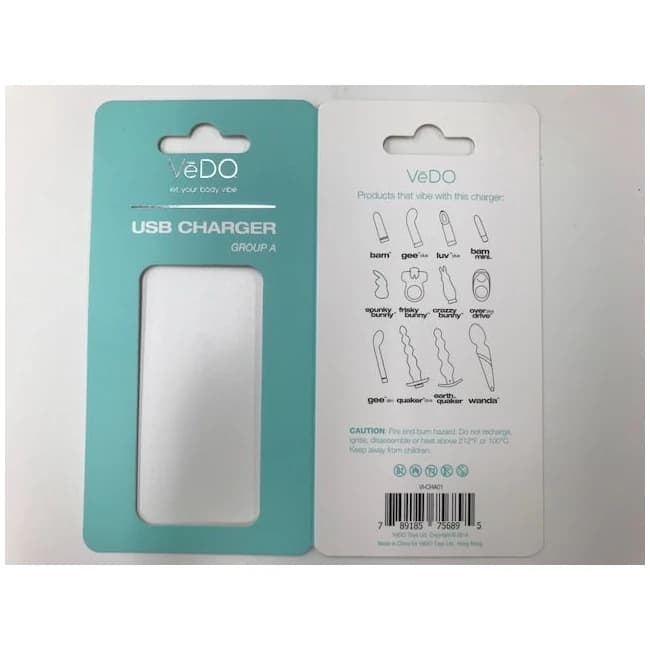 Vedo Usb Charger a (bam Gee Plus Luvplus Bam Mini Spunk Frisky Crazzy Overdrive) - Image 1
