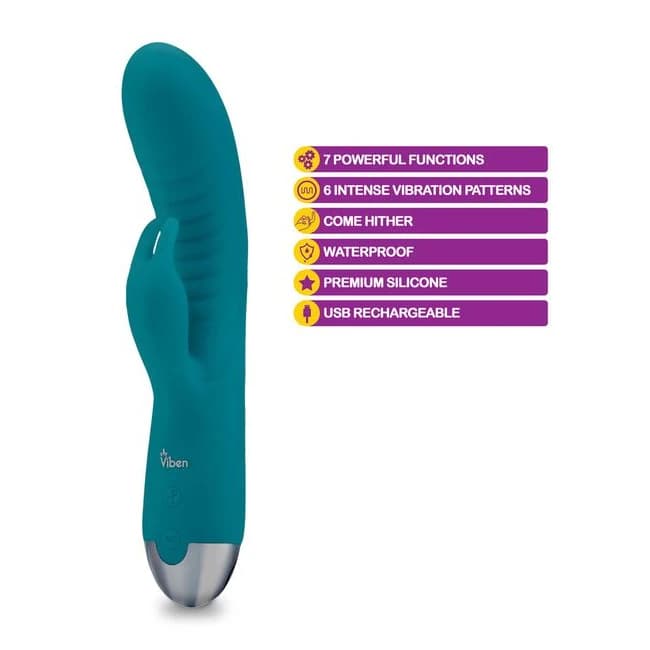 Viben Alluring Come Hither G Spot Rabbit Ocean, image 1