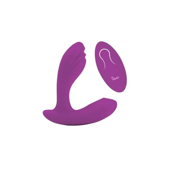 Viben Epiphany Rollerball Clit Massager Berry, image 1