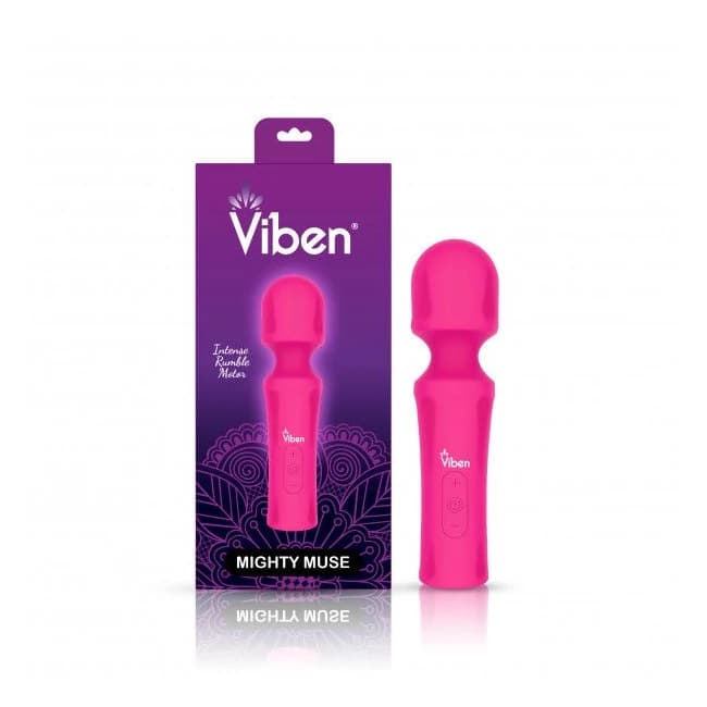Viben Mighty Muse Hot Pink Powerful Personal Wand - Image 1 Viben Mighty Muse Hot Pink Powerful Personal Wand - Image 1