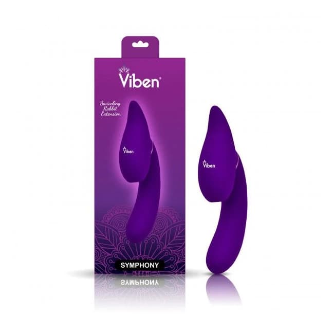 Viben Symphony Insertable Triple Motor Vibe Violet, image 1