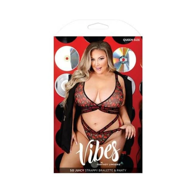 Vibes so Juicy Strappy Bralette & Panty, image 1