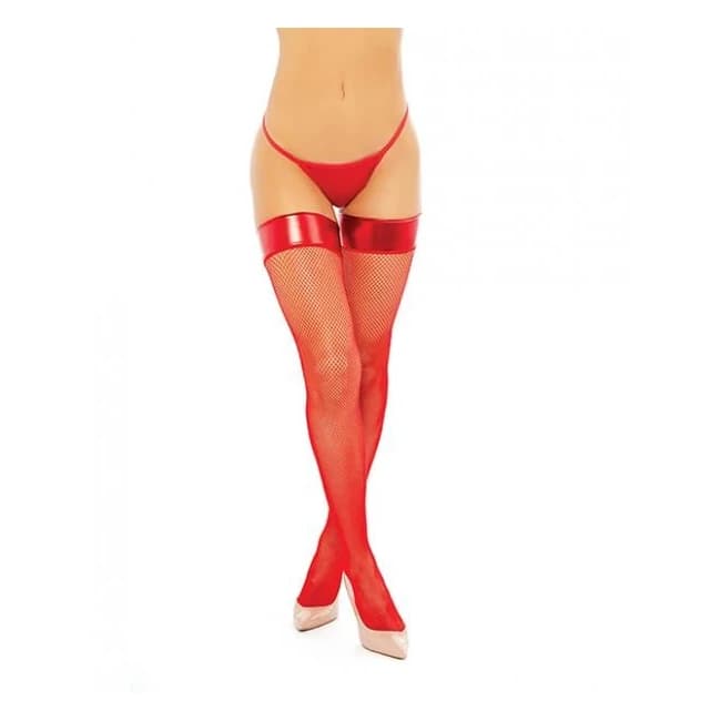 Vinyl Top Fishnet Stocking, image 1
