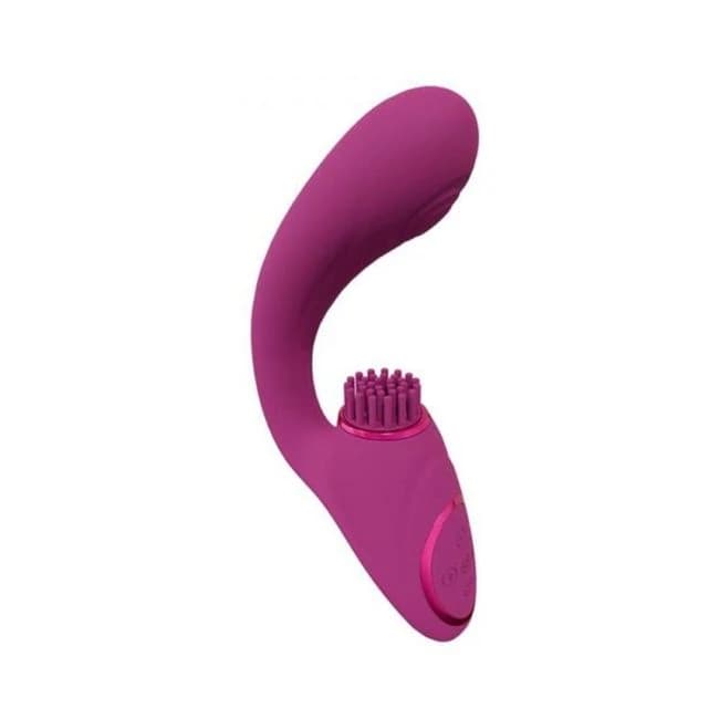 Vive Gen Rechargeable Triple Motor G-Spot Vibrator with Pulse Wave and Vibrating Bristles, image 1