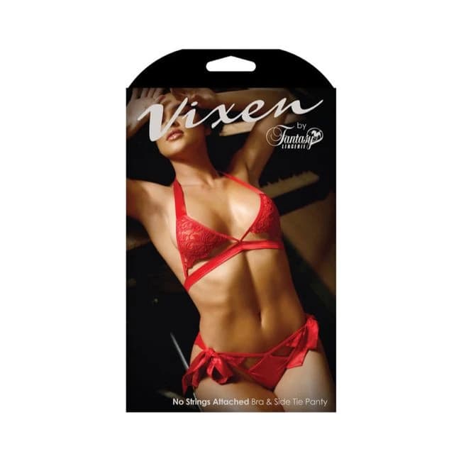 Vixen No Strings Attached Cutout Lace Bra & Side Tie Pant, image 1