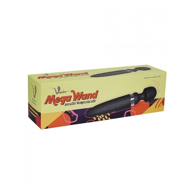 Voodoo Deluxe Mega Wand 28x Black Body Massager, image 1