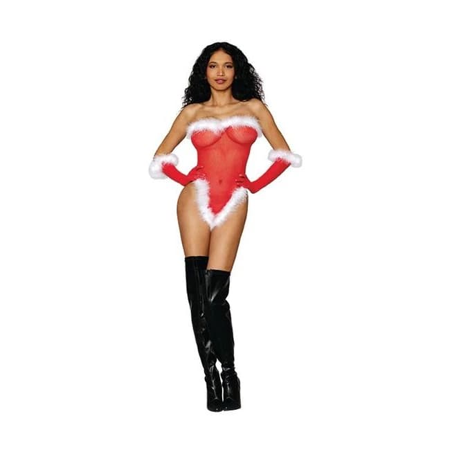 Naughty List Seamless Fish Santa Teddy Lipstick, image 1
