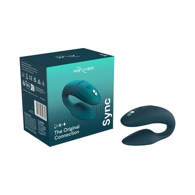We-Vibe Sync 2 Rechargeable Remote Control Couples Vibrator Green Velvet, image 1