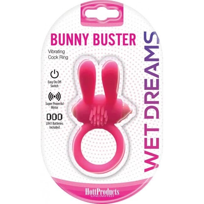 Wet Dreams Bunny Buster Cock Ring W/ Turbo Bunny Motor, image 1
