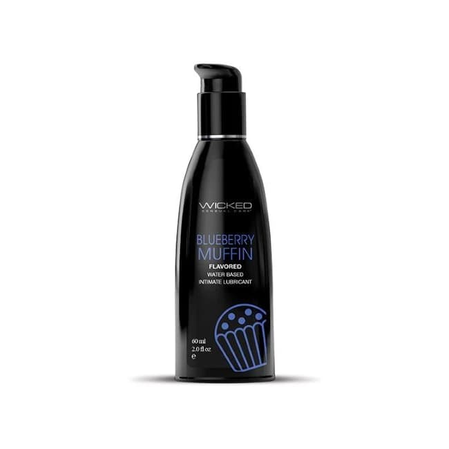 Wicked Aqua Blueberry Muffin Flavored Water Based, image 1